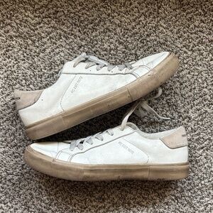 French Connection White Becka Sneakers Size 8.5